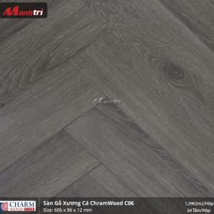 Sàn Gỗ Xương Cá Charm Wood C06
