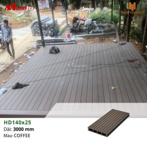 Gỗ nhựa ngoài trời Techwood HD140x25