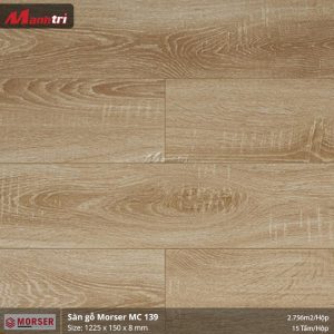 Sàn Gỗ Morser MC 139 Cốt Xanh 8mm