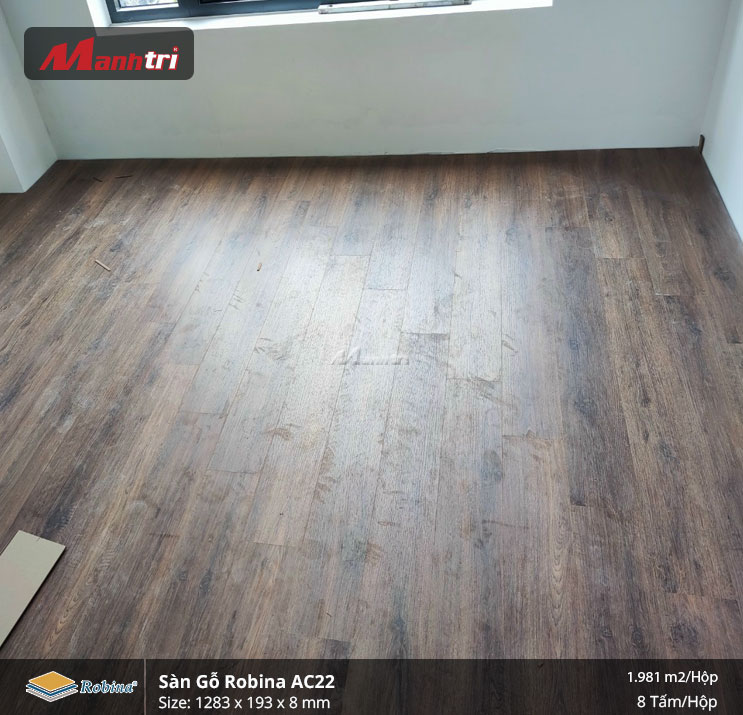 sàn gỗ công nghiệp Robina AC22 tại quận 2