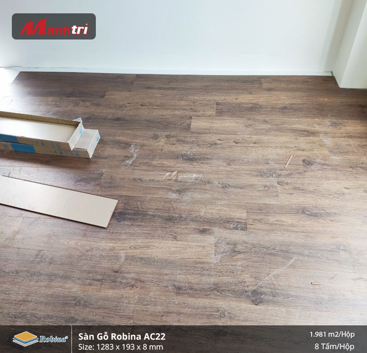 sàn gỗ công nghiệp Robina AC22 tại quận 2