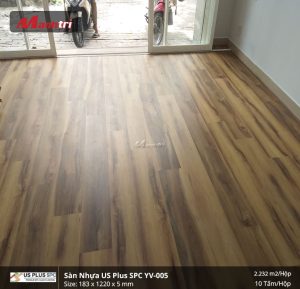 Lắp đặt sàn nhựa hèm khóa US Plus