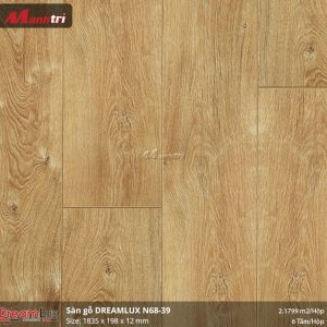 Sàn gỗ DREAMLUX 12mm có cốt CDF