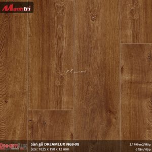 Sàn gỗ DREAMLUX 12mm có cốt CDF