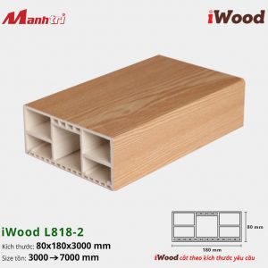 Lam gỗ nhựa iWood L818-2
