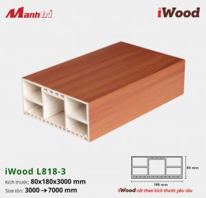 Lam gỗ nhựa iWood L818-3