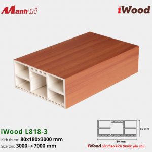 Lam gỗ nhựa iWood L818-3