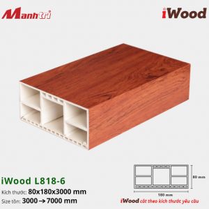 Lam Gỗ Nhựa iWood L818-6