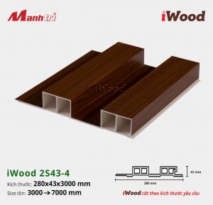 tấm ốp lam sóng iWood 2S43-4