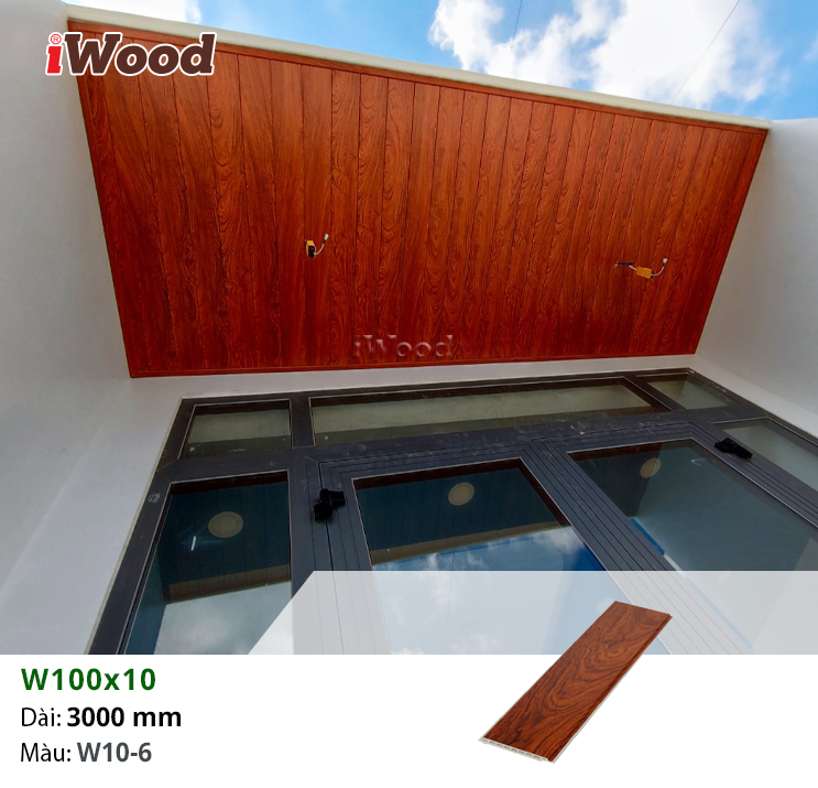 Ốp trần ban công bằng tấm iWood