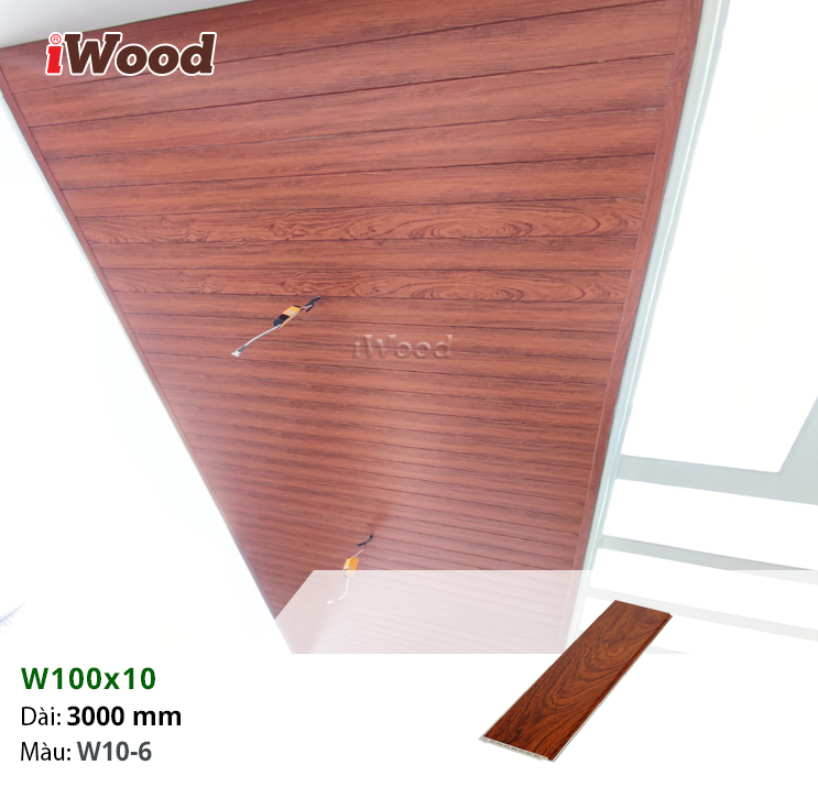 Ốp trần ban công bằng tấm iWood