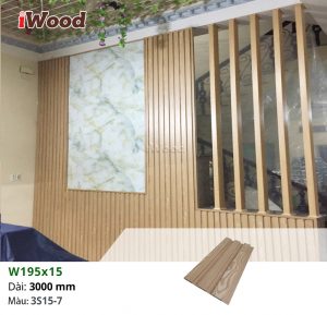 Ốp trang trí tấm ốp iWood W195x15-3S15-7