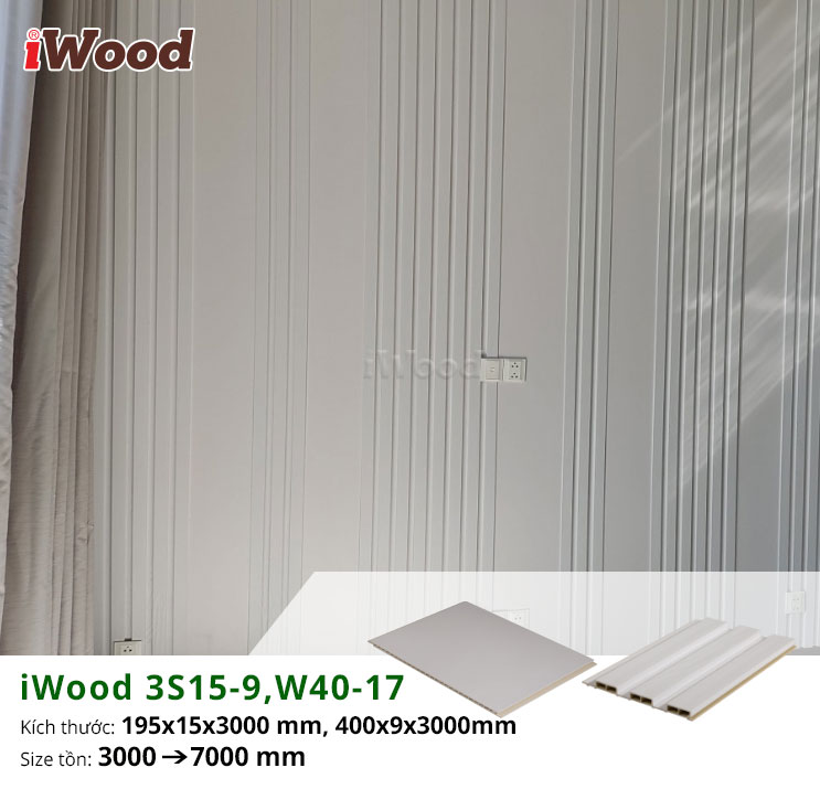 tấm ốp iWood 3S15-9, W40-17