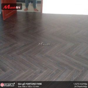 sàn gỗ xương cá Fortune FX98