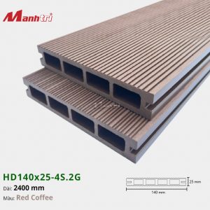 sàn gỗ HD140x25-4S-2G-coffee