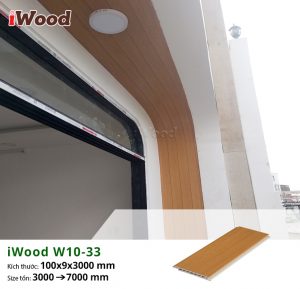ảnh hoàn thiện tại công trình của tấm iWood W10-33