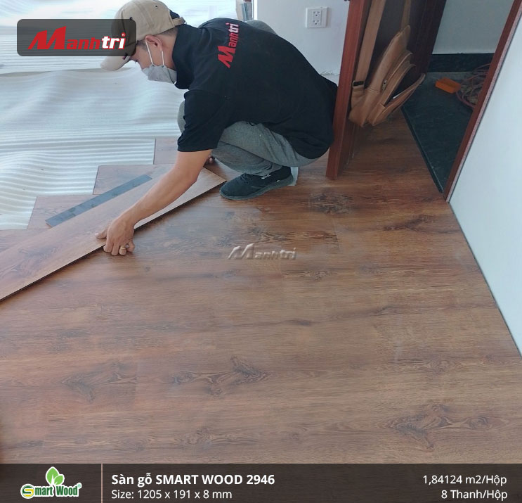 sàn gỗ công nghiệp Smartwood 2946