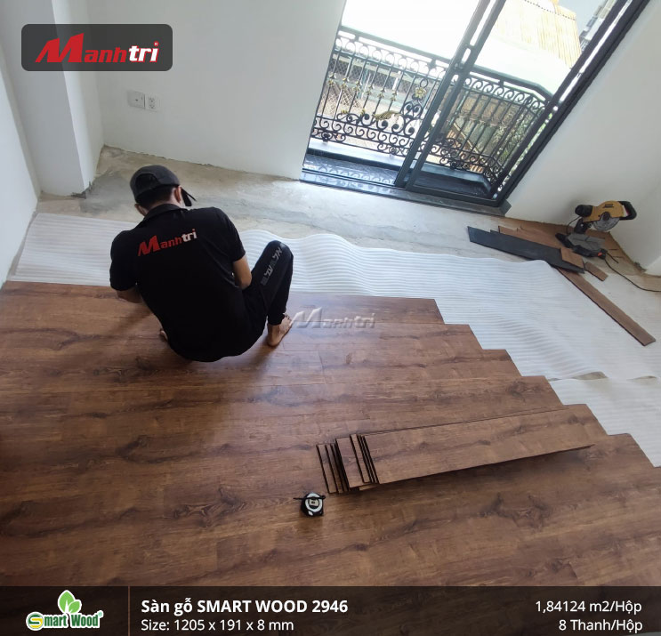 sàn gỗ công nghiệp Smartwood 2946
