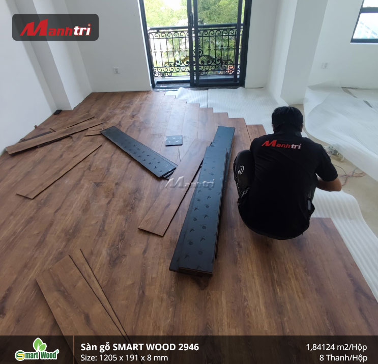 sàn gỗ công nghiệp Smartwood 2946