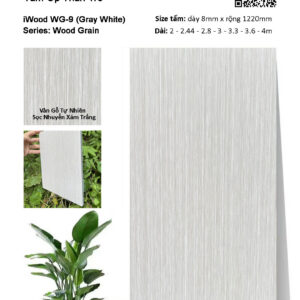 Tấm ốp than tre vân gỗ iWood WG-9