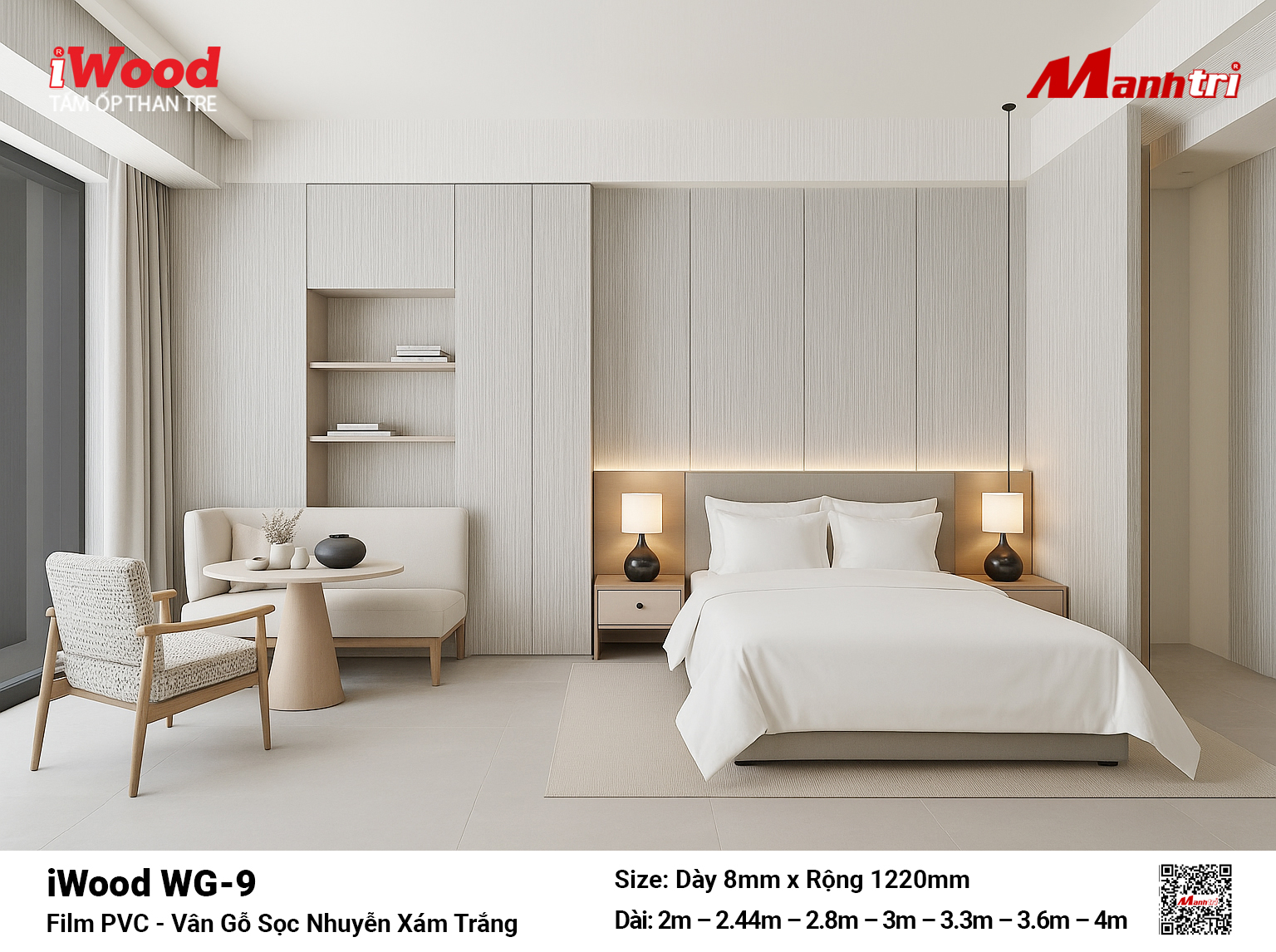 Màu sắc tấm ốp tường nano phẳng iWood