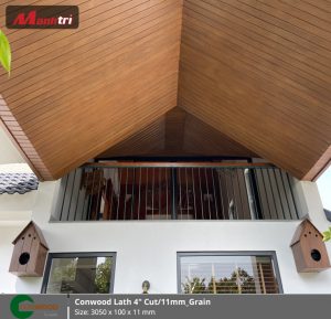 Conwood Lath 4″ Cut/11mm_Grain ốp trang trí tại quận 9