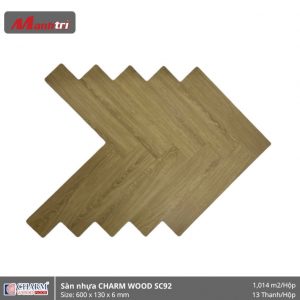 Sàn nhựa xương cá Charm Wood SC92