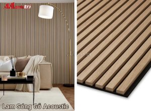 Tấm lam sóng gỗ Acoustic