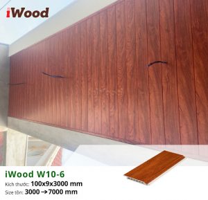 Tấm ốp iWood W10-6 ốp trần ban công tại Biên Hòa