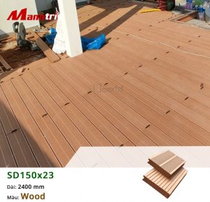 Thi công gỗ nhựa Composite lót sàn hồ bơi tại Củ Chi