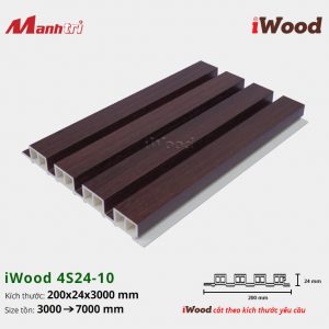 Tấm ốp lam sóng iWood 4S24-10