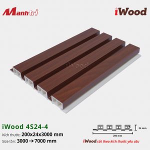 Tấm ốp lam sóng iWood 4S24-4