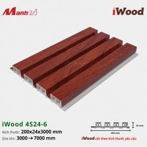Tấm ốp lam sóng iWood 4S24-6