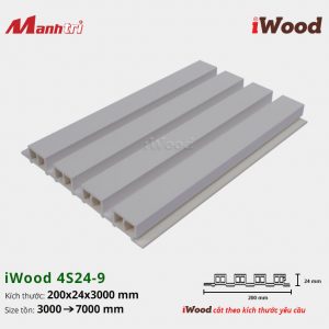 Tấm ốp lam sóng iWood 4S24-9