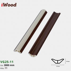 Nẹp V iWood VG25x25-11