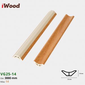 Nẹp V iWood VG25x25-14