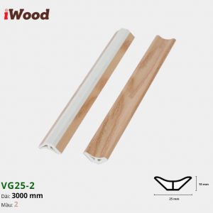 Nẹp V iWood VG25x25-2