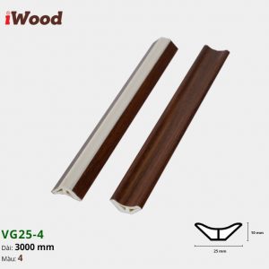 Nẹp V iWood VG25x25-4