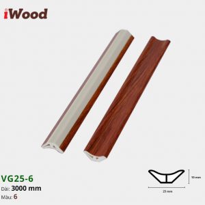 Nẹp V iWood VG25x25-6