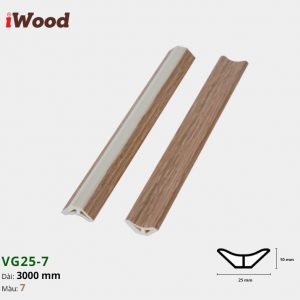 Nẹp V iWood VG25x25-7