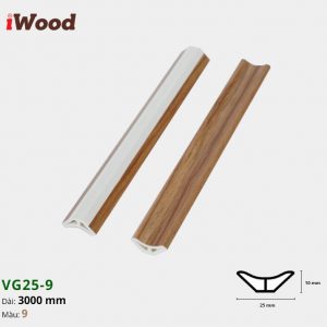 Nẹp V iWood VG25x25-9