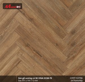 Sàn gỗ xương cá 3K Vina XC68-79