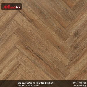 Sàn gỗ xương cá 3K VINA XC68-79