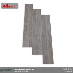 Sàn nhựa Glotex 2mm keo sẵn V262
