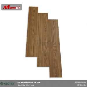Sàn nhựa Glotex 2mm keo sẵn V266