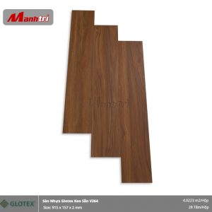 Sàn nhựa Glotex 2mm keo sẵn V264