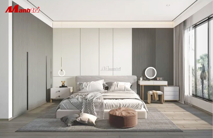 Mẫu tấm ốp đa năng sợi than tre vân vải đơn sắc