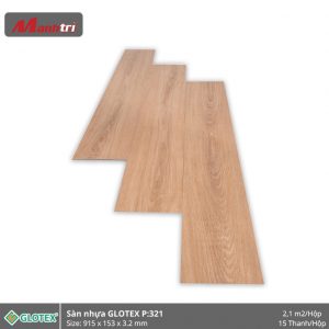 Sàn nhựa hèm khóa Glotex