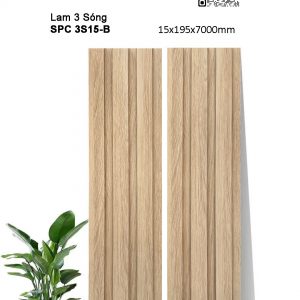 Tấm ốp lam sóng iWood SPC 3S15-B