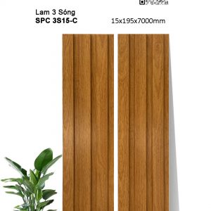 Tấm ốp lam sóng iWood SPC 3S15-C